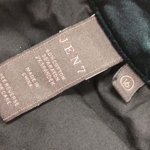 🎁 Jen7 By 7 For All Mankind Stretch Velvet Ankle - Picture 7 of 12